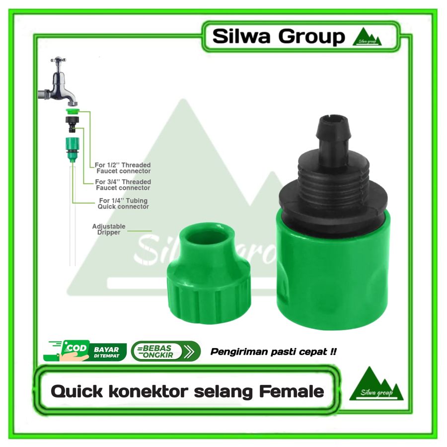 Quick konektor sambungan keran ke selang
