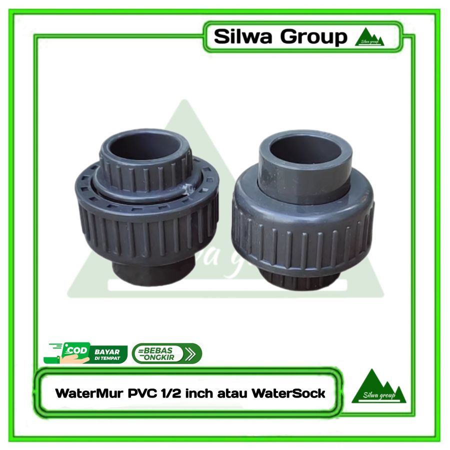 Water mur / water mor sambungan pipa paralon 1/2inch